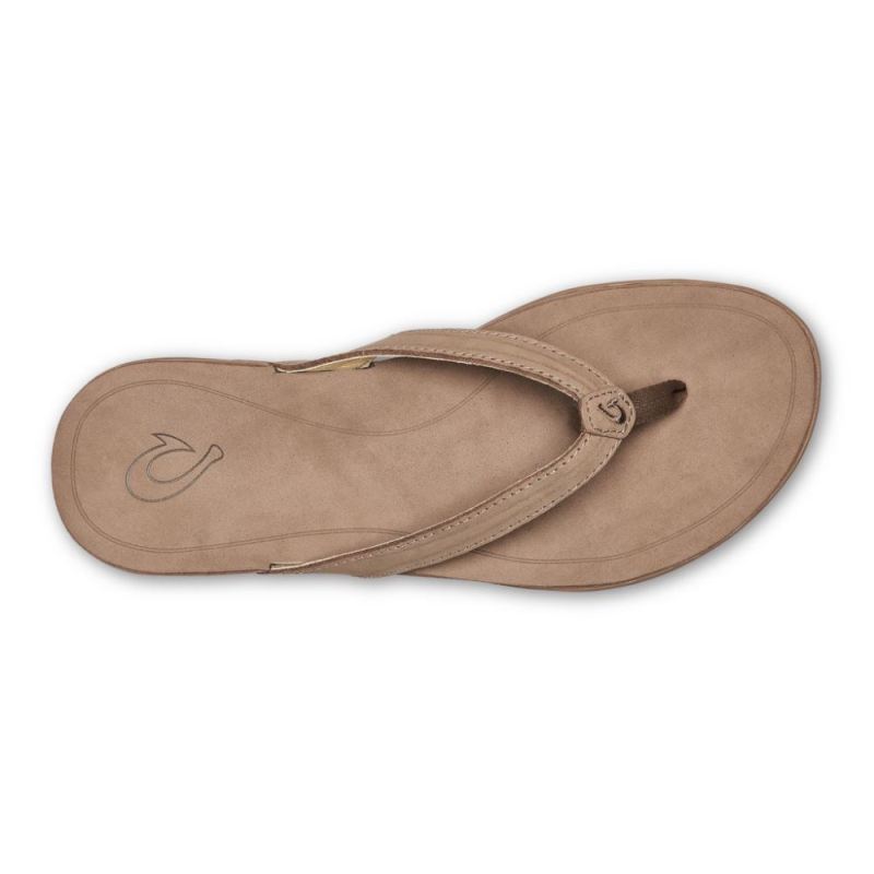Olukai | Aukai Women's Leather Sandals - Tan