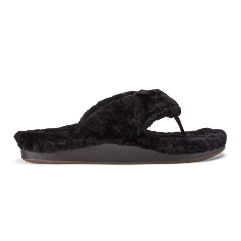 Olukai | Kipe'a Heu Women's Slipper Sandals - Black