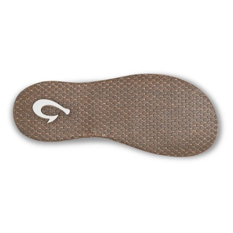 Olukai | Paniolo Women's Leather Flip Flops - Natural - Click Image to Close