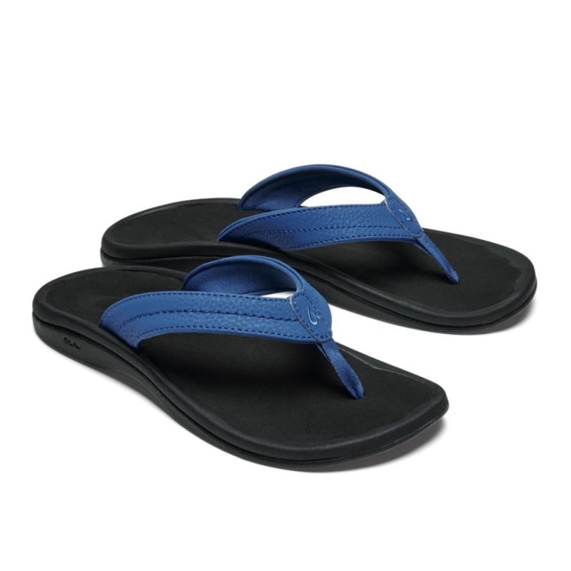 Olukai | Ohana Women's Beach Sandals - Marine / Black - Click Image to Close