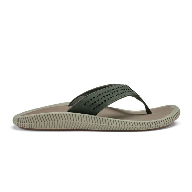 Olukai | Ulele Men's Beach Sandals - Nori / Clay