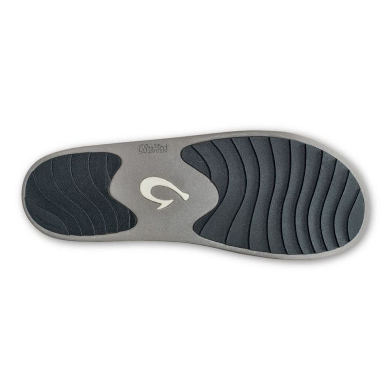 Olukai | Ku'i Women's Slip-On Slippers - Black / Fog - Click Image to Close