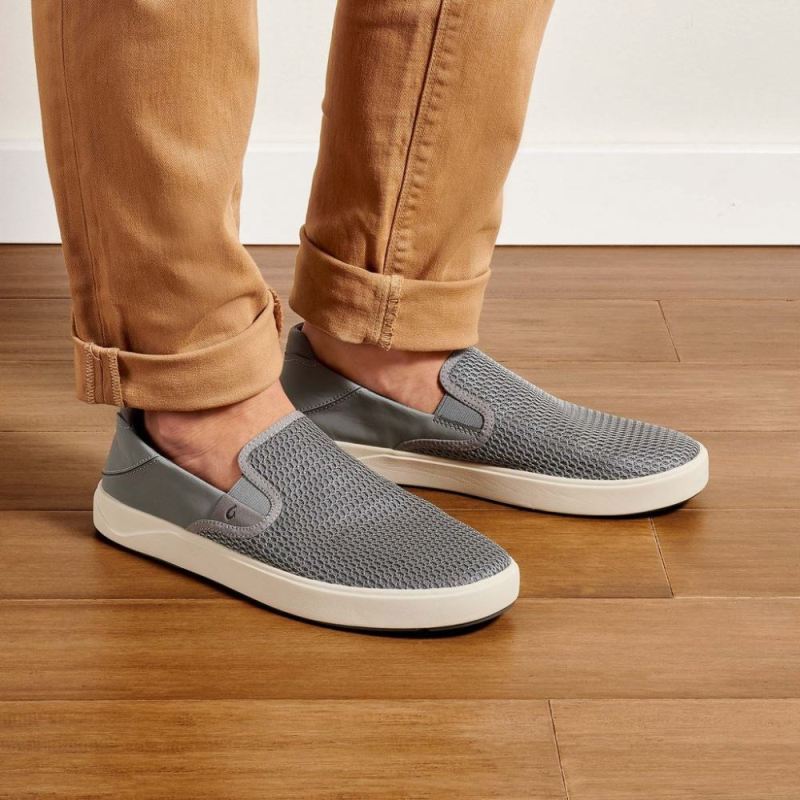 Olukai | Lae'ahi Men's Slip-on Sneakers - Poi - Click Image to Close