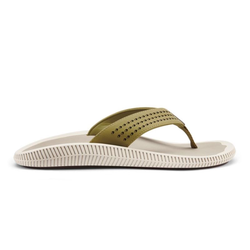 Olukai | Ulele Men's Beach Sandals - Limu / Mineral Grey