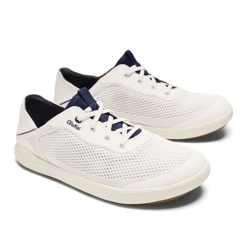 Olukai | Moku Pae Men's Shoes - Bright White / Pacifica