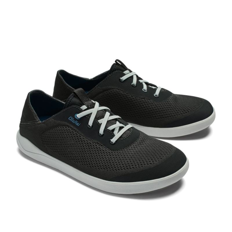 Olukai | Moku Pae Men's Shoes - Black / Blue Coral