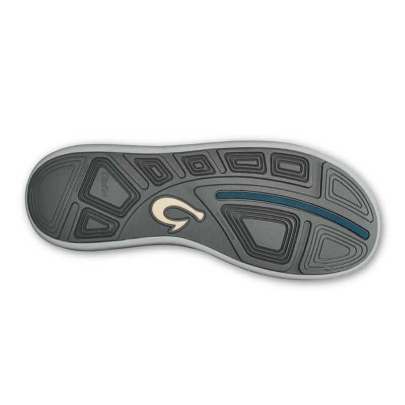 Olukai | Moku Pae Men's Shoes - Black / Blue Coral - Click Image to Close