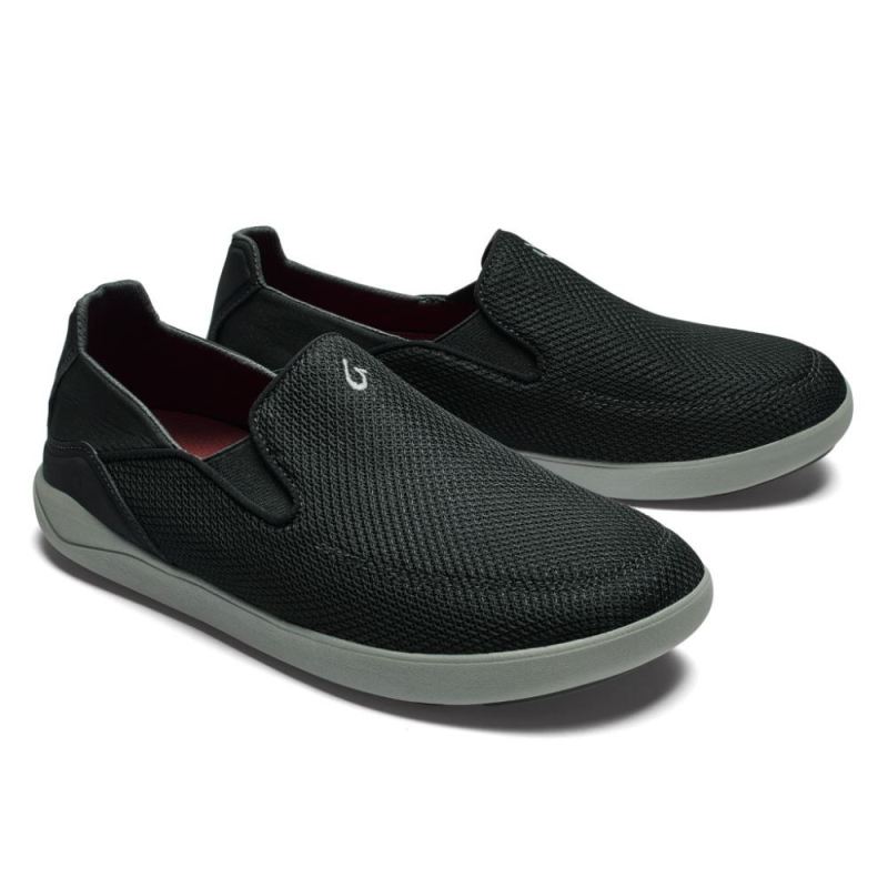 Olukai | Nohea Pae Men's Slip-On Sneakers - Black - Click Image to Close