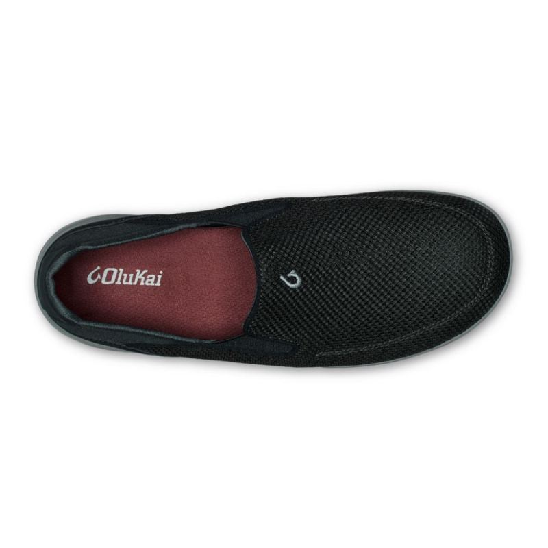 Olukai | Nohea Pae Men's Slip-On Sneakers - Black - Click Image to Close