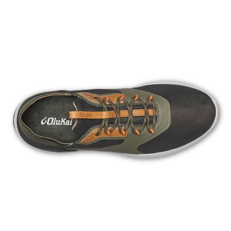 Olukai | Nihoa Li Men's Sneakers - Nori / Dusty Olive - Click Image to Close