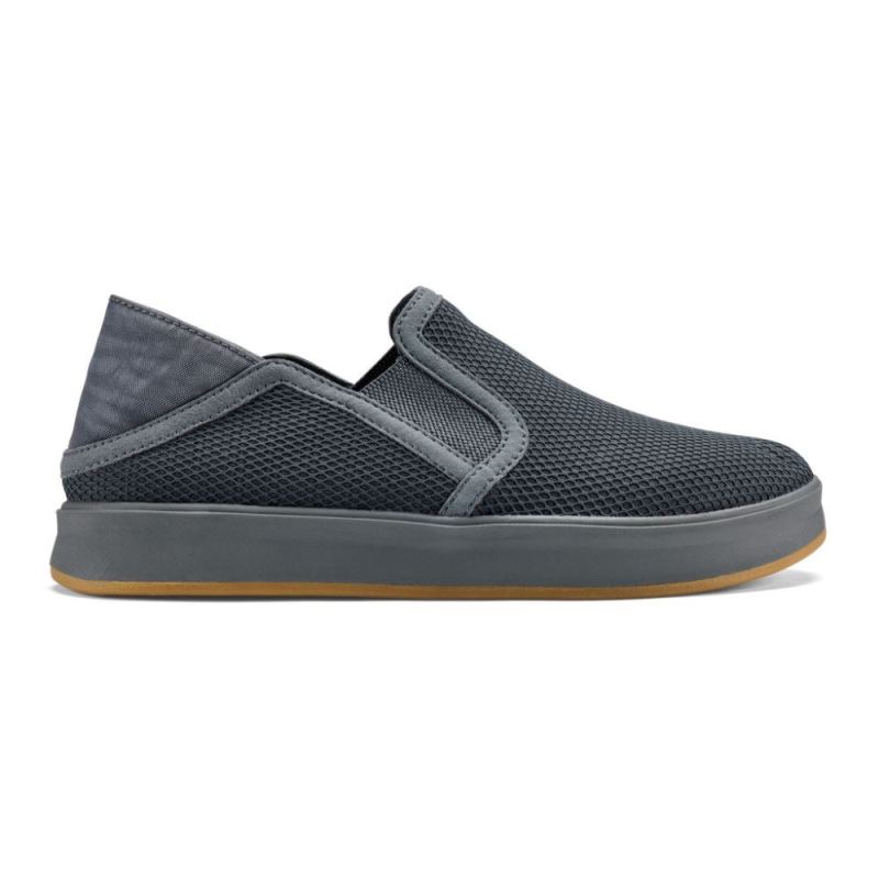 Olukai | Ki'ihele Women's Slip-On Sneakers - Wind Grey - Click Image to Close