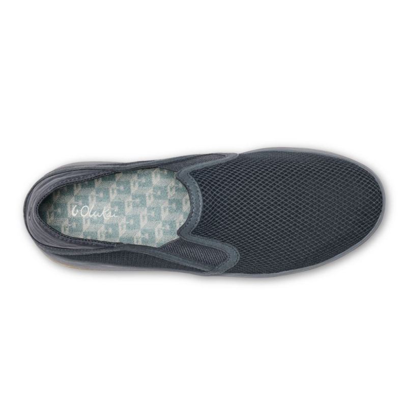 Olukai | Ki'ihele Women's Slip-On Sneakers - Wind Grey - Click Image to Close
