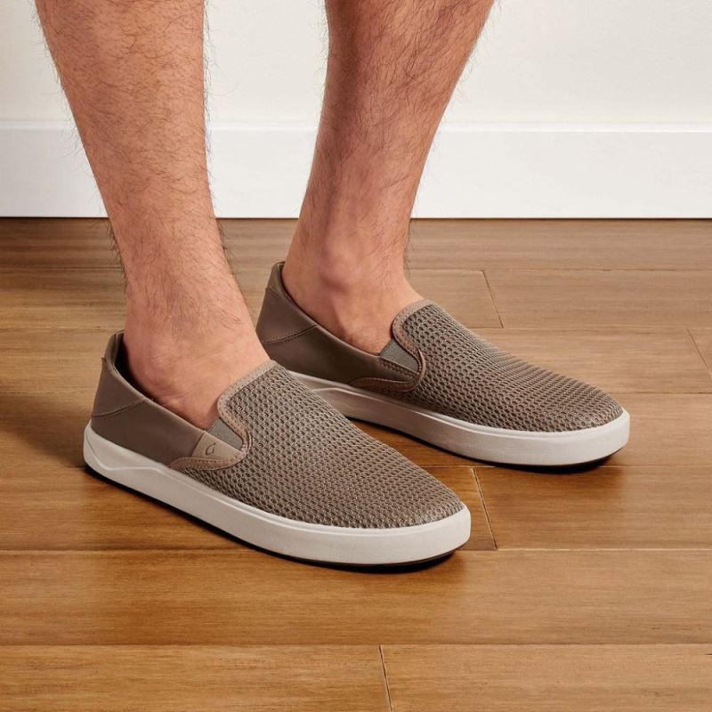 Olukai | Lae'ahi Men's Slip-on Sneakers - Clay - Click Image to Close
