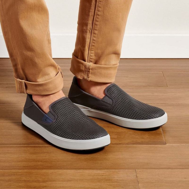 Olukai | Lae'ahi Men's Slip-on Sneakers - Pavement