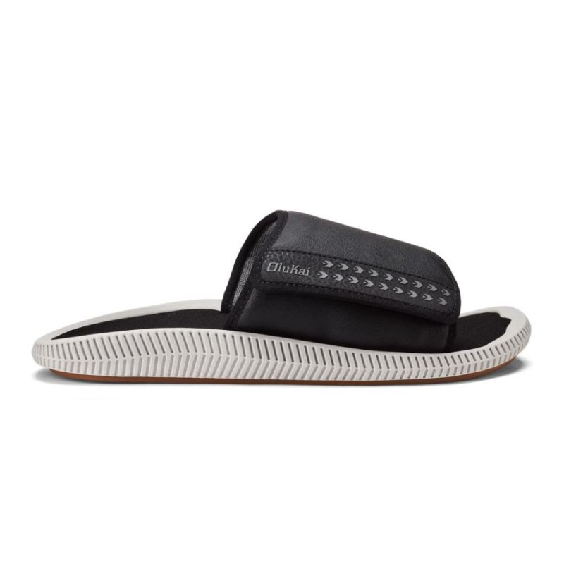 Olukai | Ulele 'Olu Men's Slide Sandals - Black