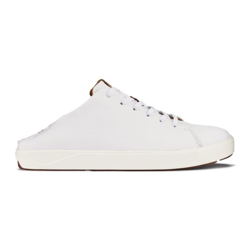 Olukai | Lae'ahi Li 'Ili Men's Leather Sneakers - White